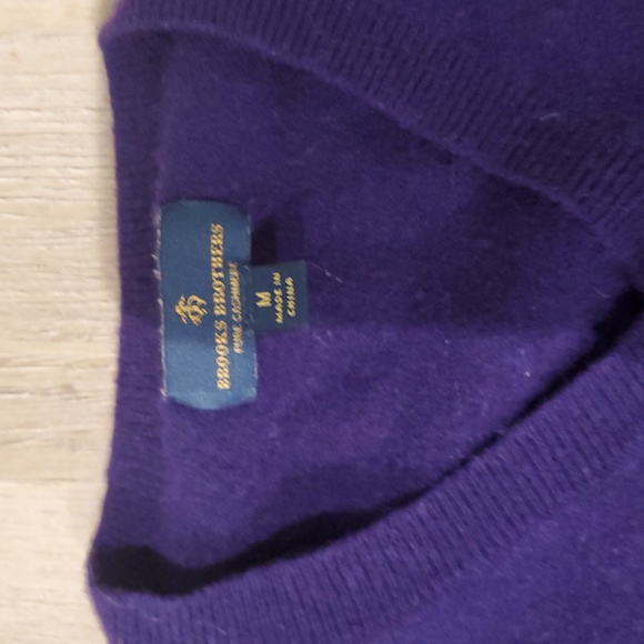 Brooks Brothers Women's Purple 100% Cashmere Sweater. Size M. - Picture 2 of 11